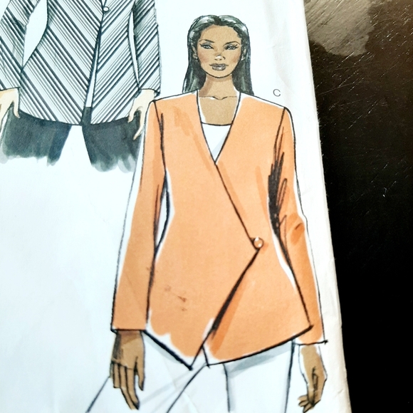 VOGUE PATTERN V8910 JACKET PATTERN - Picture 3 of 8